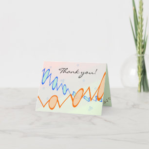 De Agradecimiento Texto personalizado Tarjeta - PEG, fondo floral pa