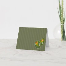 Una pequeña pareja - Tarjeta en blanco para cualqu