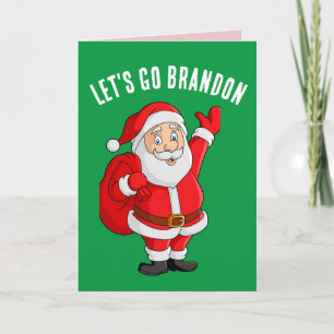 DE AGRADECIMIENTO VAMOS LA TARJETA BRANDON FUNNY NAVIDADES