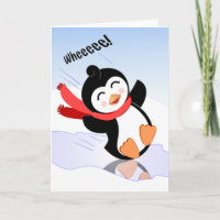 ¡Wheee!  Diviértase con esta tarjeta negra linda