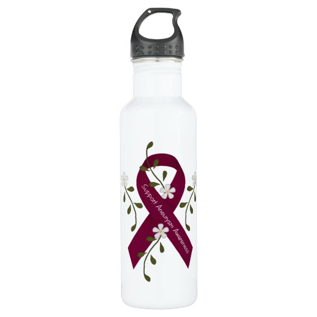 De Agua Aneurysm Awareness Water Botella (Anverso)