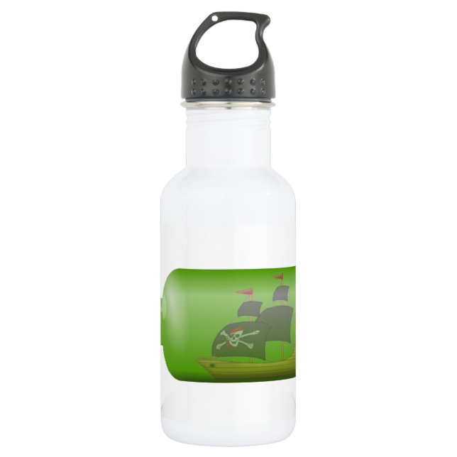 De Agua Barco en una botella (Anverso)