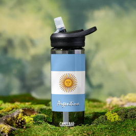 De Agua Botella argentina, bandera patriótica argentina