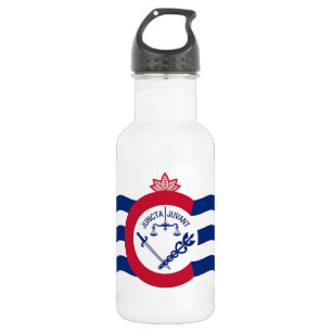 De Agua Botella Cincinnati Flag Liberty
