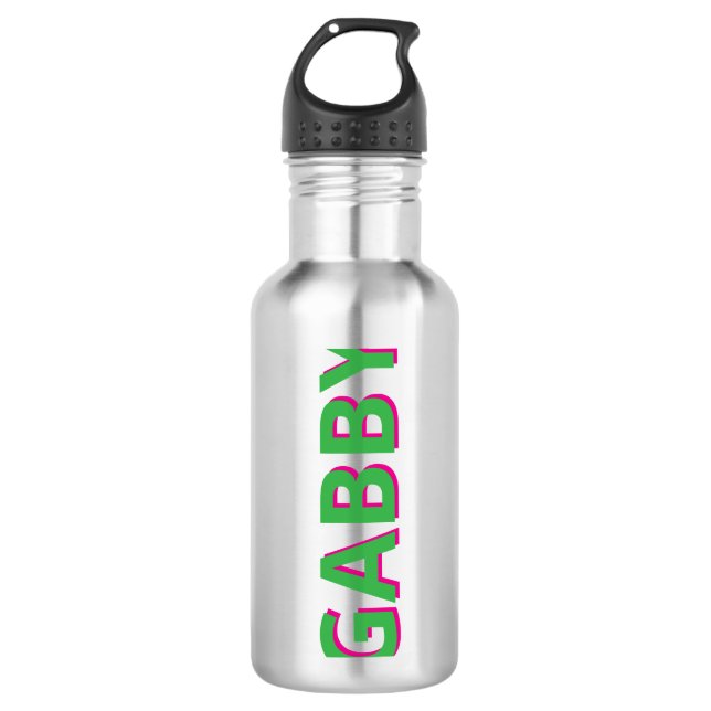 De Agua Botella con nombre personalizado - Cumpleaños pers (Anverso)