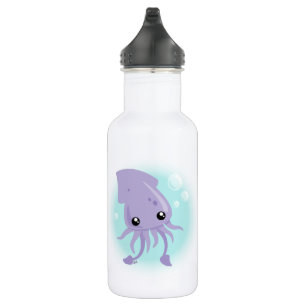 De Agua Botella Cute Squid Water