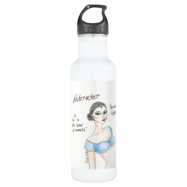 De Agua Botella del café árabe del cascanueces (Anverso)