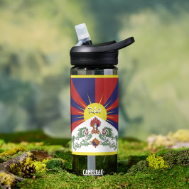 De Agua Botella del Tíbet, bandera patriótica tibetana