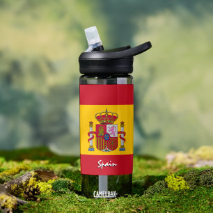 De Agua Botella española, bandera española patriótica