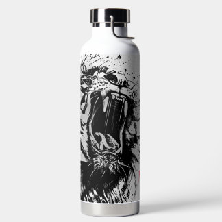 DE AGUA BOTELLA INSULADA THOR TIGRE NEGRO CON NOMBRE PERSO
