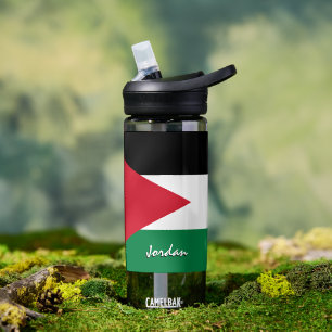 De Agua Botella jordana, bandera patriótica jordana
