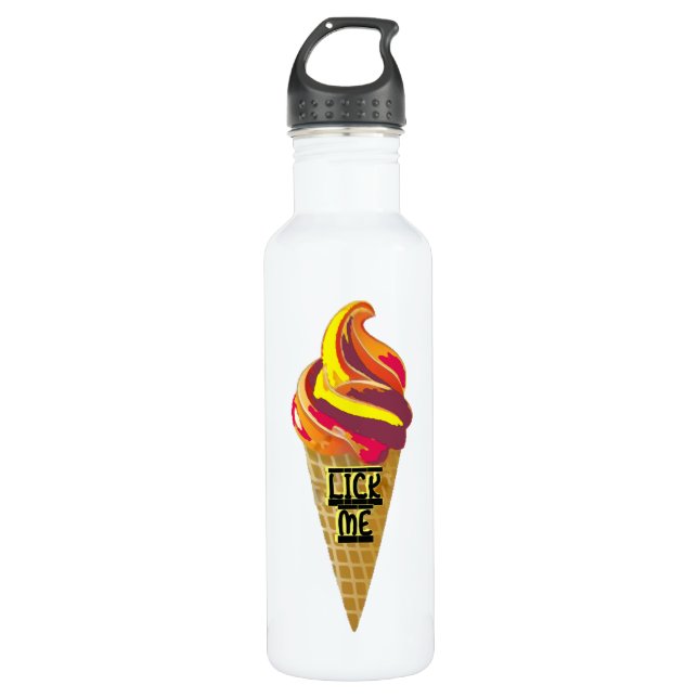 De Agua Botella Lick Me Liberty (Anverso)