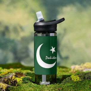 De Agua Botella pakistaní, bandera patriótica paquistaní