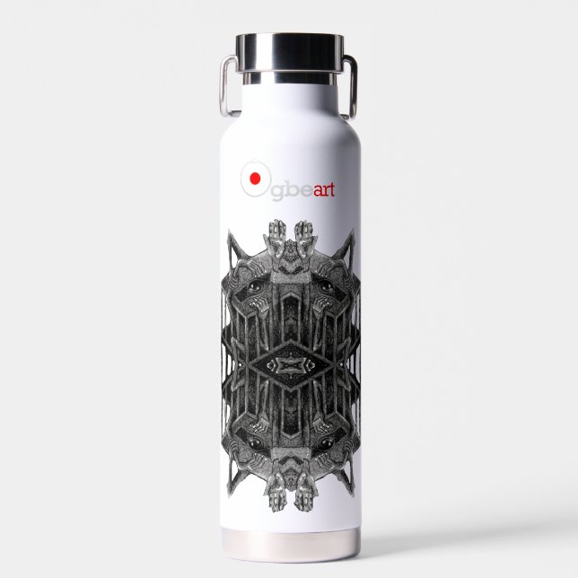 De Agua Botella personalizada con la obra "El penal" (Delantero)