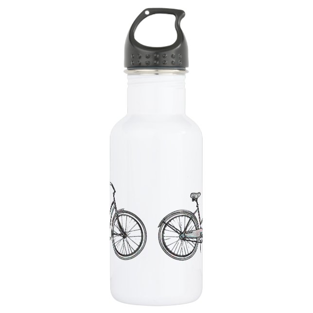 De Agua Botella Retro Bike (Anverso)