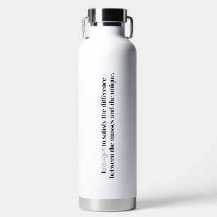 De Agua Diseño Botella Aislada al Vacío