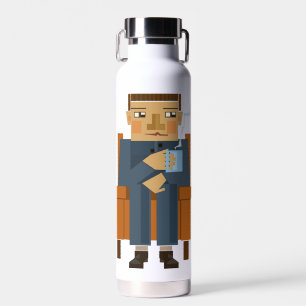 De Agua Hombre bebiendo café Botella