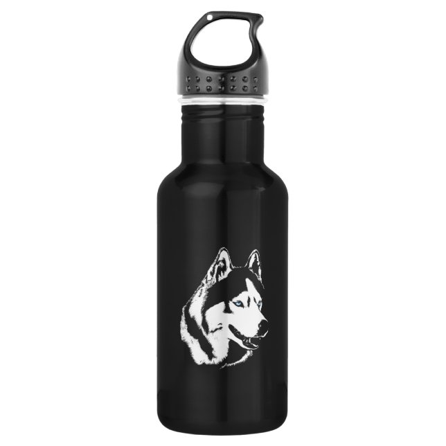 De Agua Husky Personalizado Husky Dog Botella (Anverso)