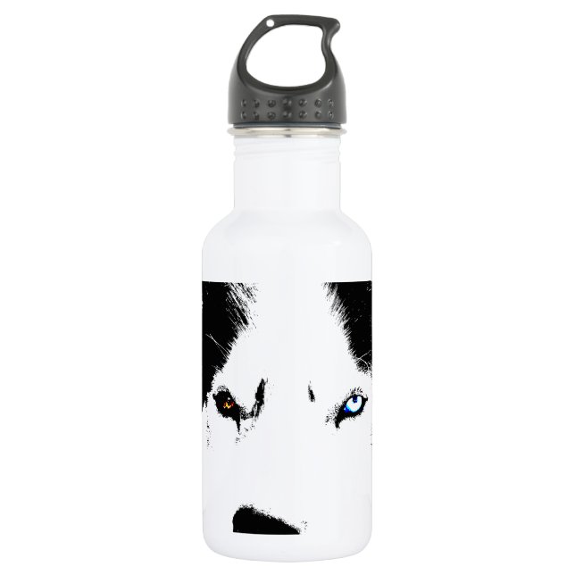 De Agua Husky Personalizado Husky Dog Botella (Anverso)