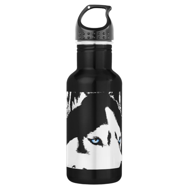 De Agua Husky Personalizado Husky Dog Botella (Anverso)