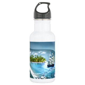 De Agua Nave en una botella