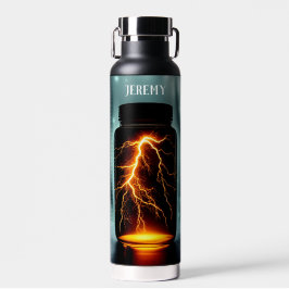 De Agua Relámpago En Una Botella Personalizada