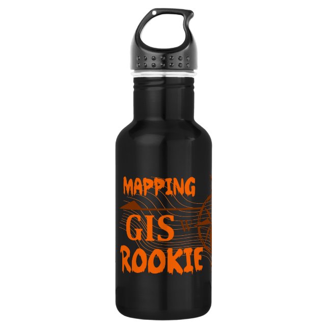 De Agua Topógrafo, botella GIS (Anverso)