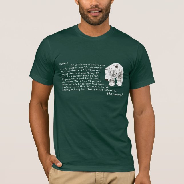 De Anuk del oso polar de oscuridad de la camiseta (Anverso)