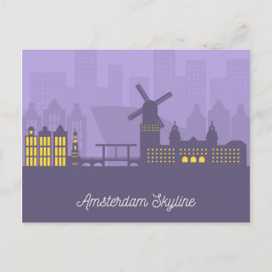 De Anuncios Amo Ámsterdam Viaje Los Países Bajos Postal