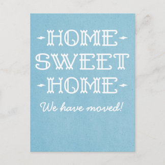 De Anuncios Postal casera azul sincera dulce dulce hogar