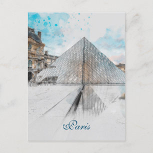De Anuncios Postal del Museo del Louvre París – Viaje en Acuar