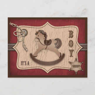 De Anuncios Postal para bebé bovina