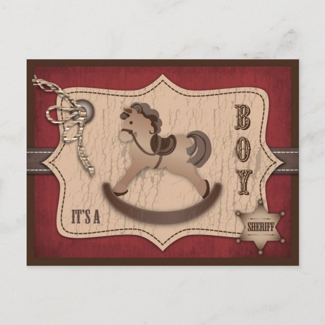 De Anuncios Postal para bebé bovina (Anverso)