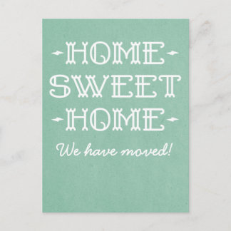 De Anuncios Postal verde para casa sincera dulce