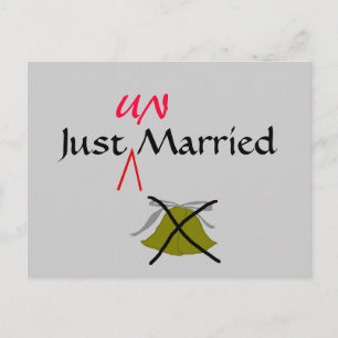 De Anuncios Recién NO-Casados - postal