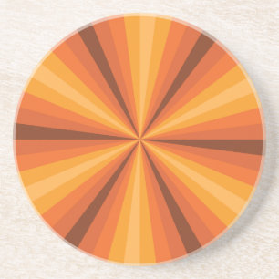 De Arenisca Ilusión óptica naranja posavasos