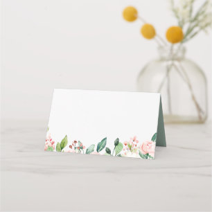 De Asiento Elegante Dainty Autumn Floral Boda Tarjeta Place