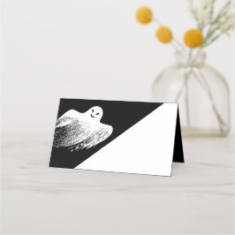 De Asiento Ghost Happy Halloween Fiesta Nombrar tarjeta