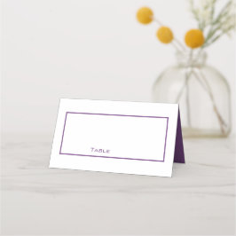 De Asiento Limpiar la tarjeta Purple and White Place