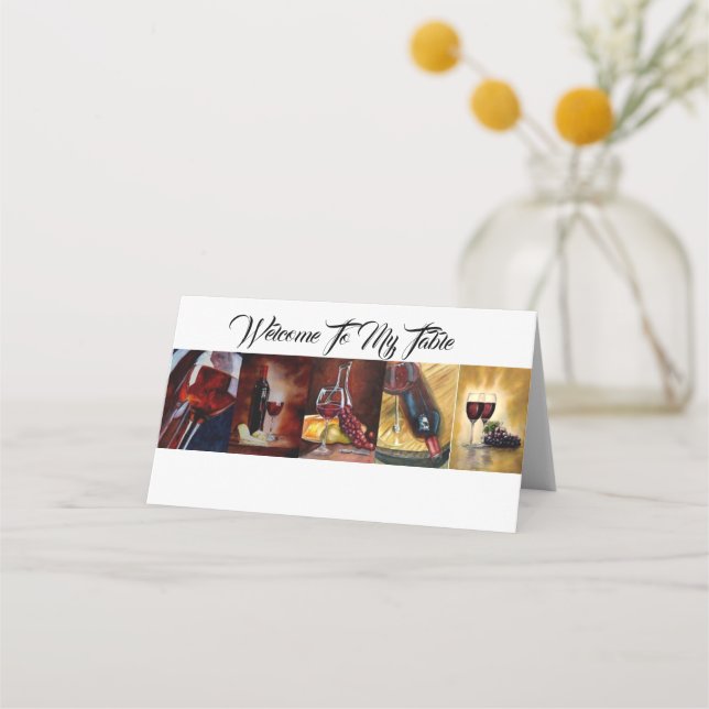 De Asiento Tarjeta - Bienvenido a mi hogar (Anverso)