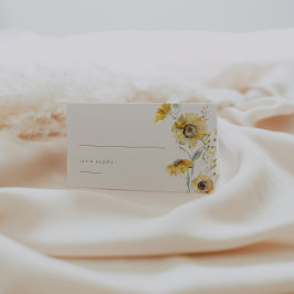 De Asiento Tarjeta Boda floral acuática