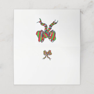 De Asiento Tarjeta Bow Place para navidades