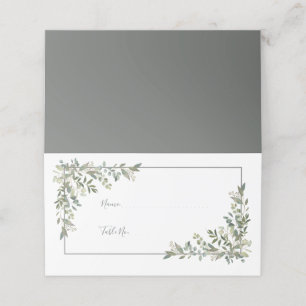 De Asiento Tarjeta Eucalyptus Botanical Sage Green Place