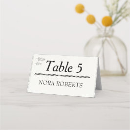De Asiento Tarjeta Rustic Elegant Minimalista plegable
