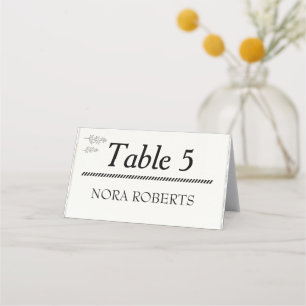 De Asiento Tarjeta Rustic Elegant Minimalista plegable