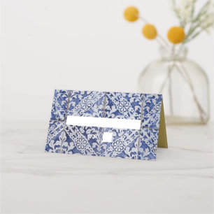 De Asiento Tarjeta Rustic Portuguesa Tiles Boda Place