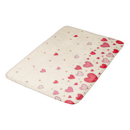 De Baño Amor, Corazones, San Valentín, Boda - Alfombrilla 