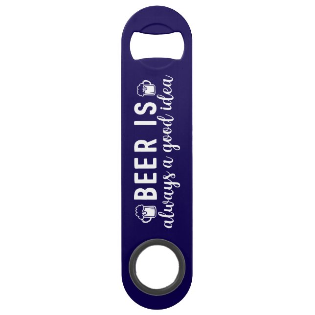 De Bar Abrebotellas con una cita (personalizable) (Anverso)
