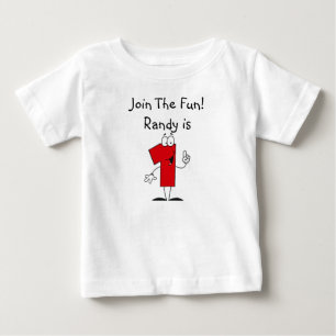 De Bebé 1r Camiseta modificada para requisitos