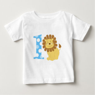 De Bebé 1r cumpleaños del león lindo soy UNA camiseta